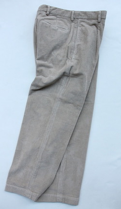 RM 1 Tuck Wide Pants 8 Well Corduroy BEIGE (6)