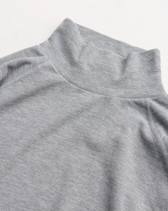 GYMMASTER ”Double Face Turtle Neck MOKU GRAY”251028 (2)