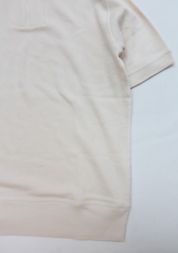 Baxter Ratcliff SS Funnel Zip PO Flatlock Rib ECRU (3)