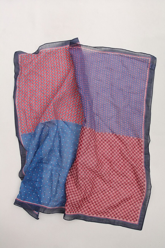 VINCENZO MIOZZA ”CL Scarf 4PT BLUE”240405