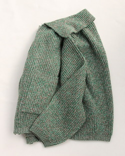 Soglia ”RIPRAY Melange Knit Jacket GREEN Mix”251024 (4)