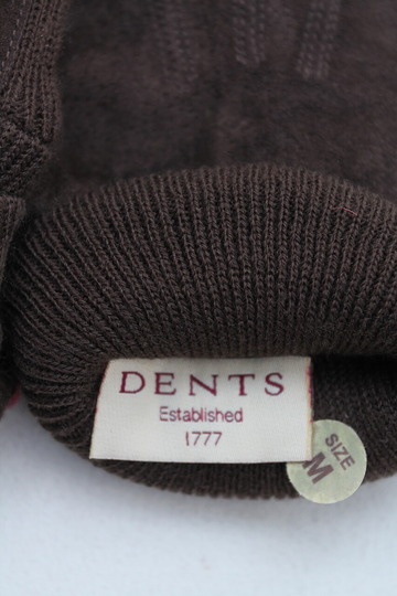 DENTS ”Pigskin Rib Cuf Suede BROWN” (4)