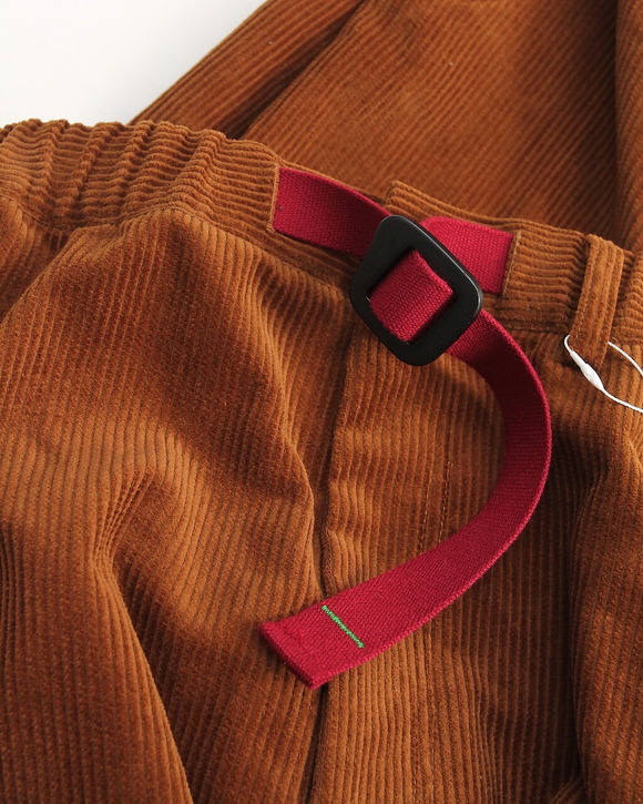 Soglia ”Cotton Dyed Corduroy Pants BROWN”250919 (2)