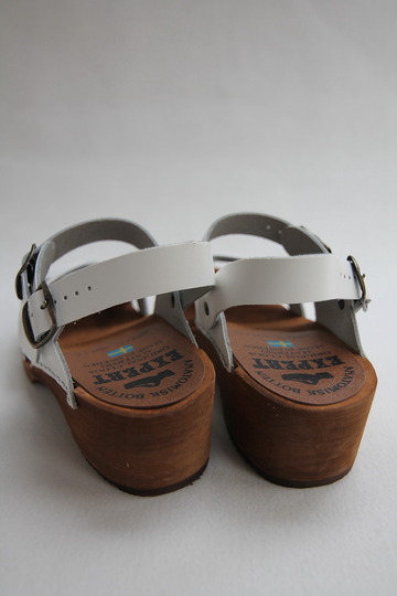EXPERT Reguler Heel Sandal Strap WHITE Leather (7)