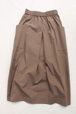MAXOU ”Side Patch Pocket Lounge Skirt TAUPE” 230128