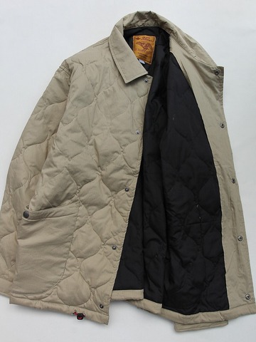 GYMMASTER ”Rip Stop Quilting Jacket BEIGE”231025 (5)