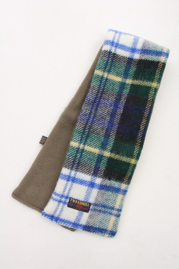 TWEED MILL ”PNW Fleeece Scarf WL DRESS GORDON SAGE”241018