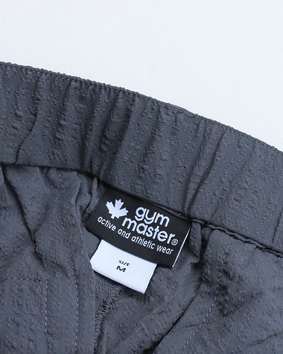 GYMMASTER ” UL Seersucker Tuck Pants GRAY” 260513 (7)