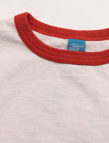 Goodon Retro SS Ringer Tee ORANGE (2)