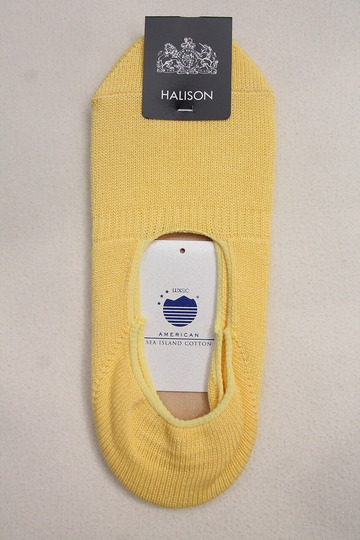HALISON AMERICAN Sea Island Cotton Board Socks II YELLOW (2)