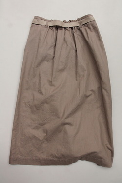 Le Ciel de Harriss ”Light Weight Twill Lap Skirt BEIGE (5)