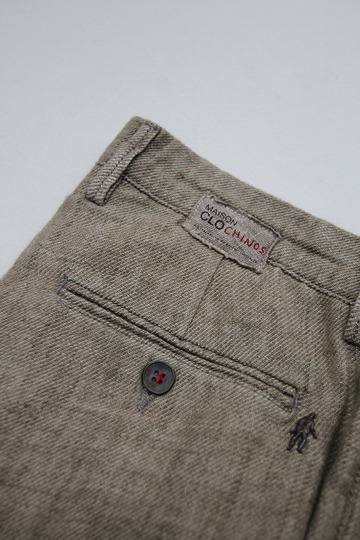 Maison Clochard Mallard Short BROWN (5)