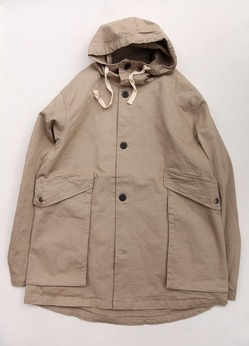 GYMMASTER ”Monster Pocket Harf Coat BEIGE”