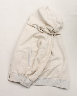 FIDELITY ”Loop Wheel Sweat Snap Parka NATURAL”250904 (4)