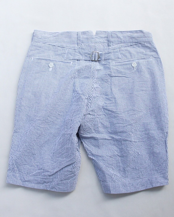 KEATON CHASE ”Bermuda Short 40s Seersucker Stripe” 260528 (5)