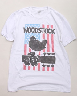 AMERICAN CLASSIC ”Printed Tee Wood Stock WHITE”250401