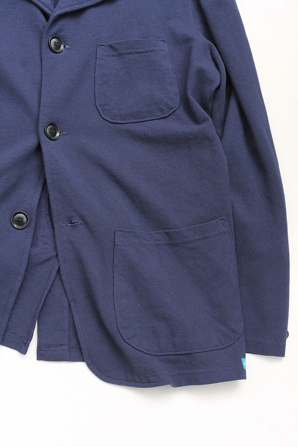 Goodon ”Cotton Pique 3B Blazer NAVY”250226 (3)