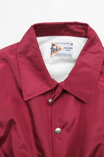 Felco Nylon Coach Jacket BURGUNDY (2)