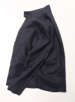 Arbre Linen Zip Jacket NAVY (4)