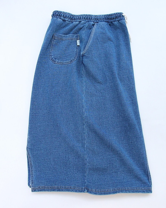 GYMMASTER ”11Oz INDIGO Sweat Skirt BLUE”251008 (3)