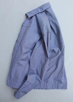 Vincent et Mireille G Shirt Yarn Dyed Broad End on End (5)