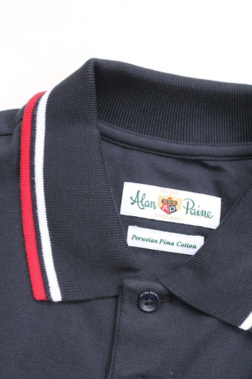 Alan Paiine ”Shoreham Tipped Trim SS Pique NAVY” (3)