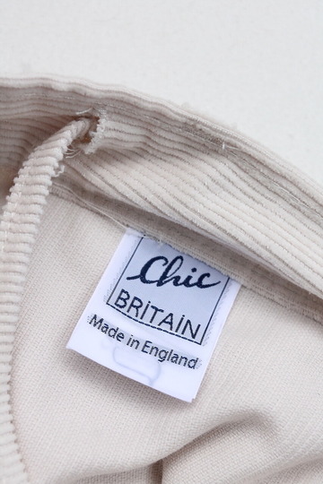 Au Brai Chic BRITAIN ”Corduroy Work Trouser W WHITE” (2)