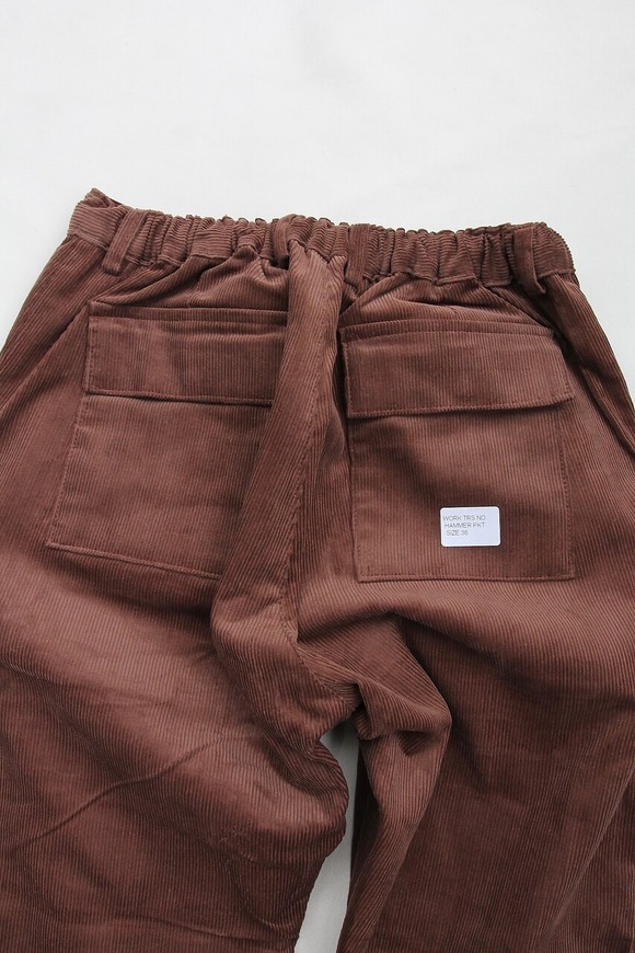 Au Brai Chic BRITAIN ”Corduroy Work Trouser R BROWN”241029 (3)
