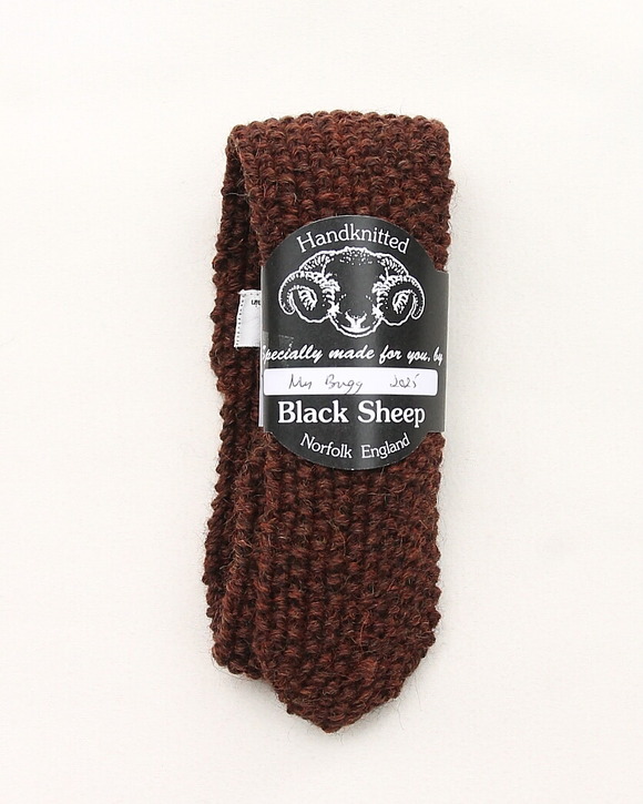BLACK Sheep ”Hand KnitTie V SABRE BROW”250926