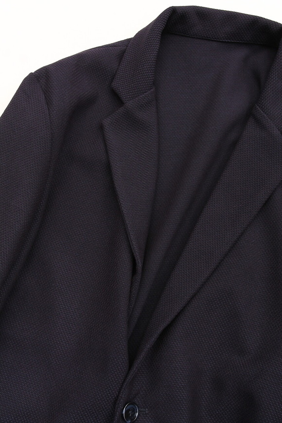Arbre ”St Honeycomb Regular Fit Easy Jacket NAVY”240910 (2)