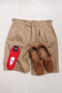 HALISON ”AMERICAN Sea Island Cotton Board Socks RED”