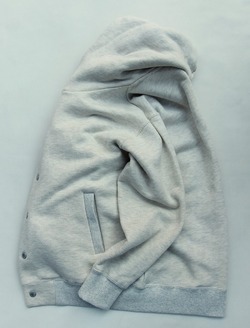 FIDELITY ”Loop Wheel Sweat Snap Parka NATURAL”231226 (5)