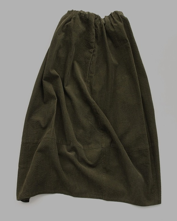 MAXOU ”MC Corduroy Lounge FR Skirt GREEN”251025 (2)