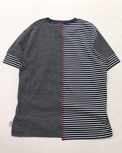 GYMMASTER ”Swicthover Border T NAVY”250718 (5)