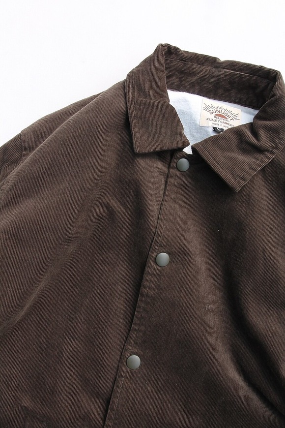 Sunlight Believer ”Corduroy Coach Jacket OLIVE”2310192