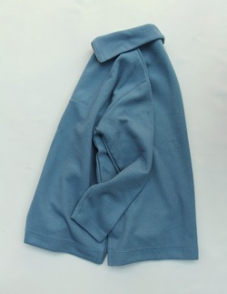 Harriss ”Rib Knit Zip Up Smock B GRAY”231121 (4)