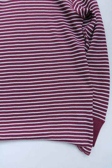 JE MORGAN ”THARMAL CN STRIPE WINE” 231027 (3)