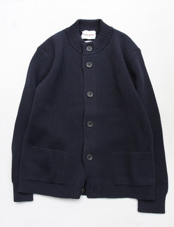 Vincent et Mireillie ”8G AZE Button Cardigan NAVY”231017