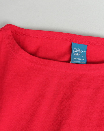 Goodon LS Boatneck Tee RED (2)