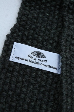 Black Sheep Hand Knit Tie GREEN (4)