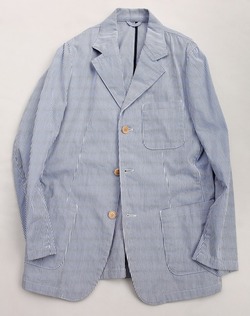 HYPERION Code Lane 3 Button Blazer BLUE240515