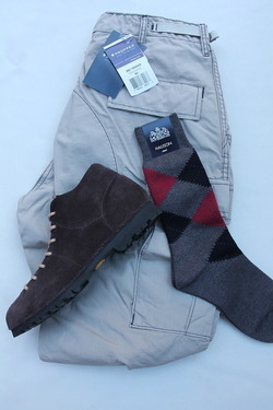 HALISON ”Dralon Argyle Socks 5 Diamond GRAY”