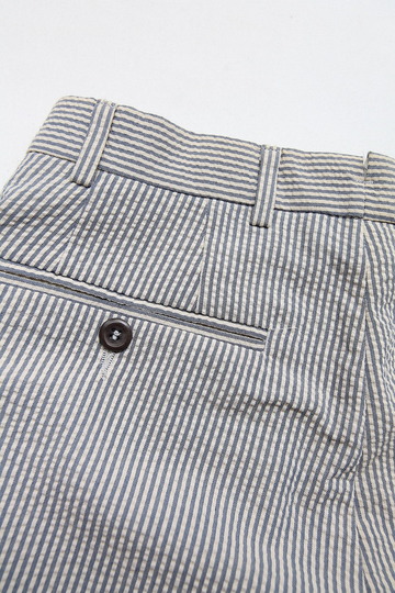 Mabitex Seersucker Tepered Pants BEIGE X GREY (3)