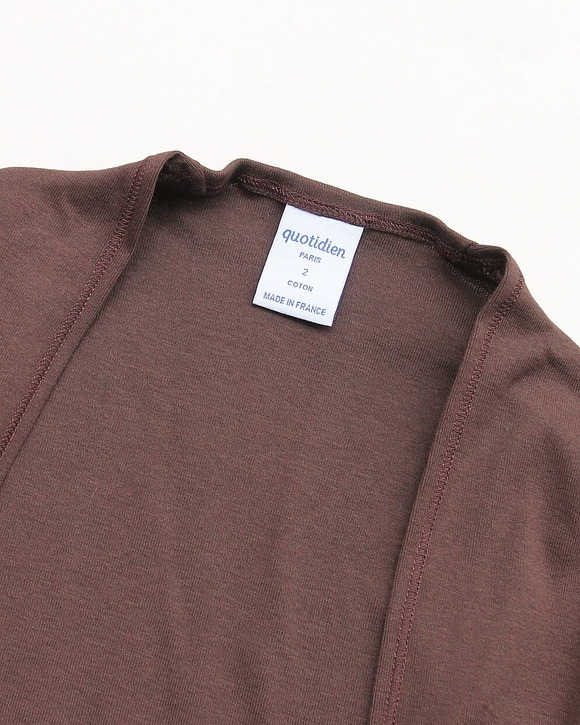 Quotidien ”Smooth BL Cardigan BROWN” 260226 (2)