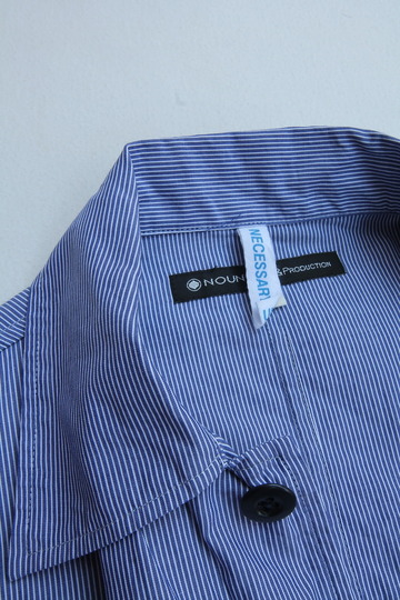 NOUN Shirt Jacket Tin Stripe NAVY (5)