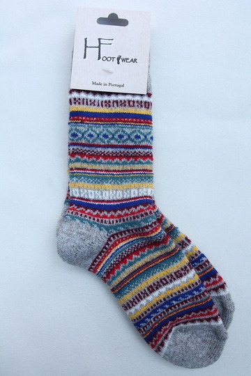 H Footwear Fair Isle GREY (2)