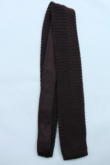 Component ”Silk Knit Tie BROWN” (3)