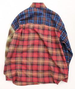 Le Ciel de Harriss ”Check Pattern Band Shirt Jacket AST (4)