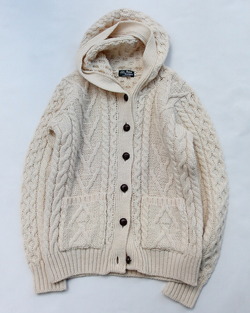 Dublin Knitwear ”Fisherman Hoodie NATURAL”251119