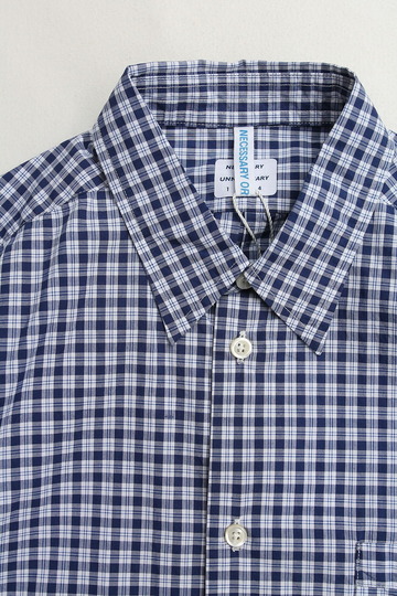 NOUN SS Plaid Shirts NAVY (2)